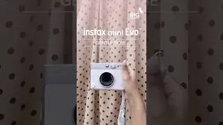 💖instax mini Evo สีใหม่! Gentle Rose🌸กล้องฟิล์มโทนชมพูสุด Cute 📸พิเศษเฉพาะที่ BIG Camera เท่านั้น