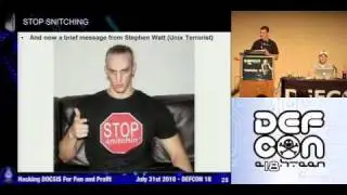 Defcon 18 Взлом DOCSIS ради удовольствия и прибыли Блейк Селф, часть bitemytaco