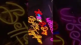 neon light sign boards 145 rupees square feet @js lighting house