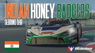 LIVE: 6 Hours of Sebring | Indian Honey Badgers | iRacing Endurance Special