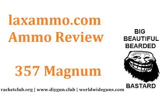 Lax Ammo Review - S&W 66-2 / 357 Magnum Love