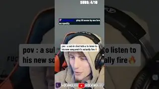W SUB IN THE CHAT #tiktok #viral #shorts #pov #spotify #rapper #trending #aidenwolf