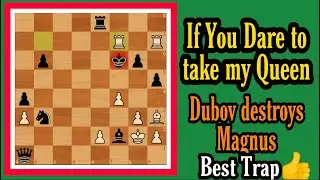 Dubov Crushes Carlsen || Airthings Masters 2020 || Best Trap ‼️