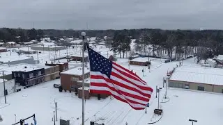 Today's Drone Flight during a break in the storm.