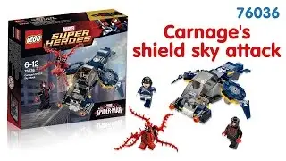 Обзор лего 76036 Carnage`s SHIELD Sky Attack