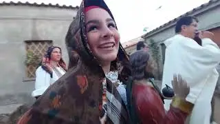 CABRAS SAN SALVATORE. La scalza porta Santu Srabadii al punto della Partenza