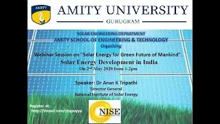Webinar on Solar Energy Development in India