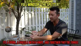 THE SPLITTER - Titanium Tongs, Spork and Spatula