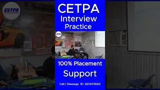 Live Interview Practice in CETPA || Dr. Mridul Kalra | #cetpainfotech #placementcourse #shorts