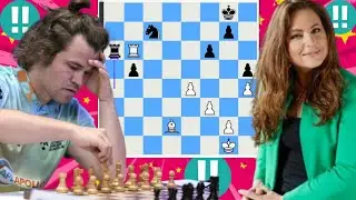 Magnus Carlsen vs Judit Polgar 41
