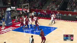 NBA 2k18 double alley oop