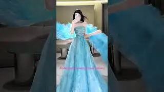 Customized production of various mid-to-high-end evening dresses, made in China