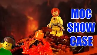 Lego Duel on Mustafar MOC (Build and Showcase)