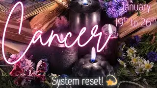 Cancer: The Moment You Release This, Everything Improves! 💫 Cancer January Tarot 2026
