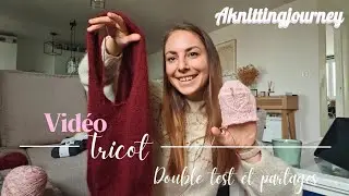 🎬🧶 Vidéo tricot - Double test et partages 