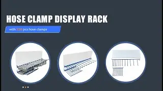 Hose clamp display rack-high quality hose clamp assortment#hoseclamp #factory #supplier #hoseclamkit