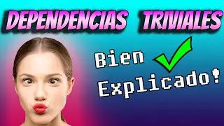 ¿Qué son las dependencias funcionales triviales? ✔ Base de Datos