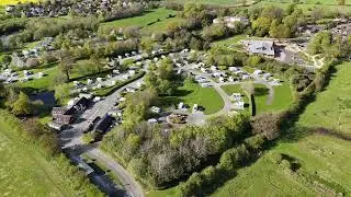 Oxon Hall touring park, Shrewsbury, Drone footage