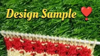 Design Sample ❣️ Tutorial #knitwithkanchan #knitting #crochetindia #sweaterdesign #sweater 