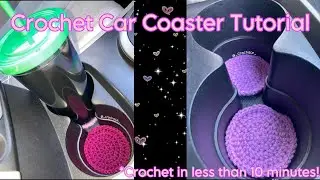 Crochet Car Coaster Tutorial (Beginner-Friendly) | CrochACE