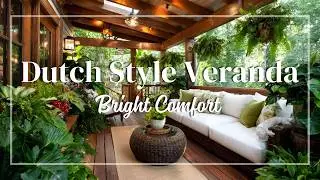 Dutch-Style Veranda for Compact Backyards 🌷 Bright Comfort with Classic Sophistication