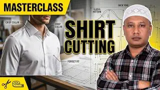 Shirt Cutting Tutorials | শাঁট কাঁটি; টি-টরিয়াল | Men's shirt perfect cutting easy method @patternMe