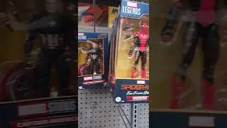 Toy hunt Walmart Marvel Legends Captain america & Spider-Man movie figures