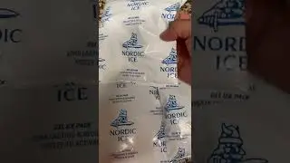 Пакет со льдом Nordic Ice Gel длительного действия, многоразовый, замораживающий для активации