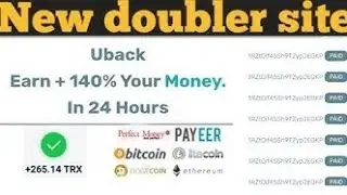 New Doubler website 2022/ TRX Doubler website 200/ New Tron Doubler website/ Doubler machine 2022/