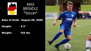 Soccer men | Defender, Midfield, Forward | Max Brendle, Germany | recruit Fall 2019