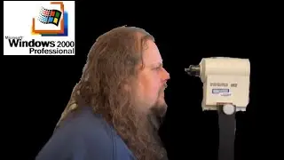 Винтажный сканер сетчатки глаза (с ПК под управлением Windows 2000)