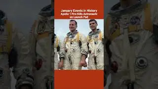 January Events in History | Apollo 1 Fire on Launchpad Kills Astronauts #januaryhistory