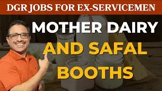 DGR Mother Dairy and Safal Booth | DGR Job for Ex-servicemen