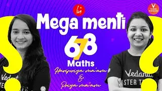 Mega Menti ⚔️[Priya Maam & Haripriya Ma'am] Quiz Class 6 - 8 Maths 🛡️ Young Wonders