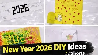 4 Creative New Year 2026 Card Ideas 🎨 DIY Handmade Cards