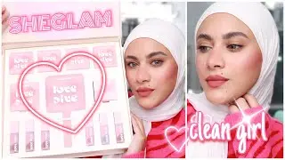 SHEGLAM LOVE DIVE | clean girl makeup | مكياج البنت النظيفة 😁 اللي هو مكياج شكله طبيعي يعني😂