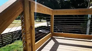 Amazon Stainless Steel Cable Deck Railing How to install and Point of View ( P.O.V )