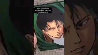 Captain Levi Painting (Throwback) #shots #youtubeshorts