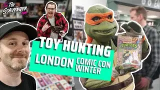 LIVE Toy Hunting & Selling at LONDON COMIC CON WINTER: Vintage Action Figures - The Toy Scavenger