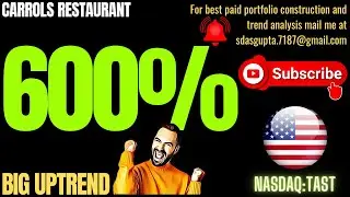 TAST STOCK | CARROLS RESTAURANT BIG UPTREND