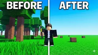 I Cut Down EVERY Tree in Level 1 (Satisfying Timelapse) 🌲