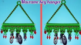How to make macrame ladle spoon hanger & key hanger(New)