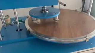SPC Flooring Durability Test Castor Chair 25,000+ Cycles & Click System Strength
