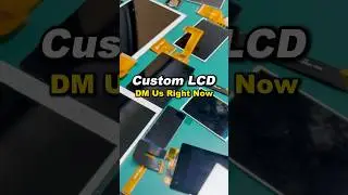 Custom LCD Display - any display for any project. #lcd #display #lcddisplay #screen #lcdpanel #tft
