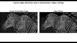 Canny Edge Detection | Algorithm |  NMS | Hysteresis Thresholding | Edge Linking | python