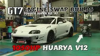 GT7 Builds: Toyota Supra RZ &rsquo;97 with Pagani AMG Huayra Engine Swap | Update 1.63