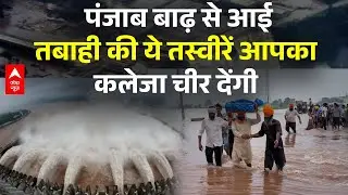 Punjab Flood Alert: पंजाब में बाढ़ की तस्वीरें आपका कलेजा चीर देंगी । Yamuna Flood
