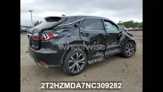 2022 LEXUS RX 350 | VIN 2T2HZMDA7NC309282