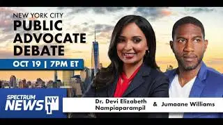 Highlights From 2021 NYC Public Advocate Debate  (Dr. Devi vs. Jumaane Williams)