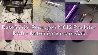 Reseña del Redragon M612 Predator RGB - Ratón óptico con Cable de 8000 dpi con 11 Botones programabl